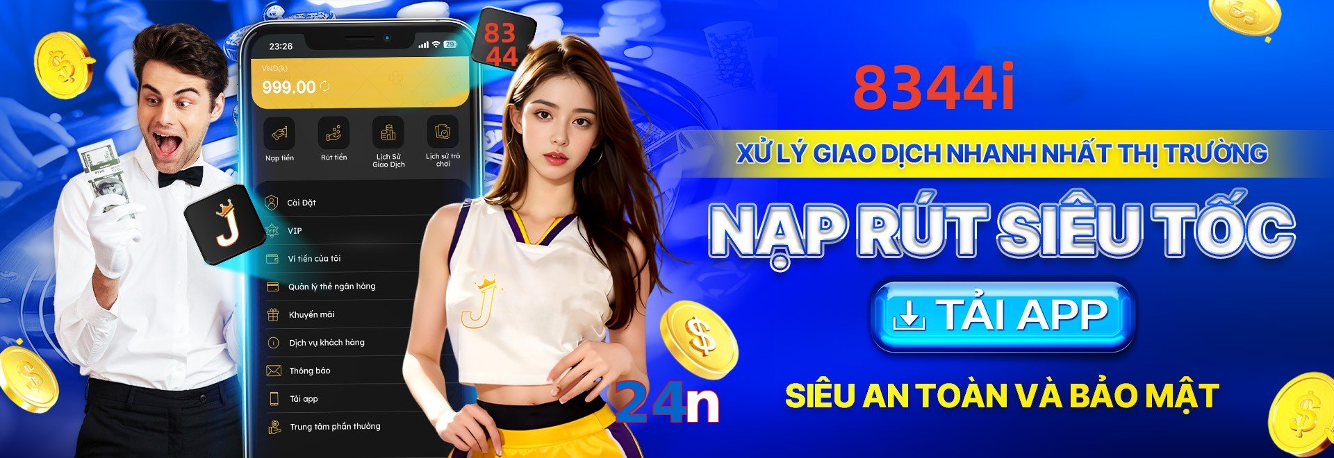 Trò chơi Slot được yêu thích tại 24n